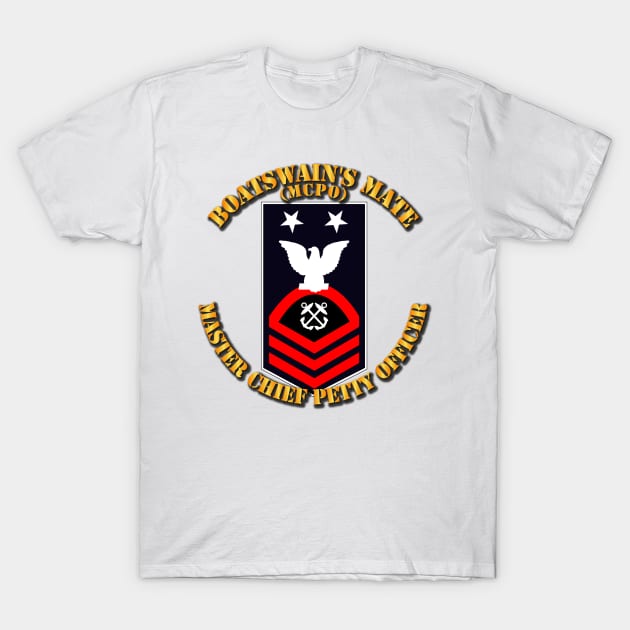 Navy - MCPO - Blue - Red with Txt T-Shirt by twix123844